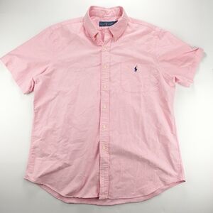 Ralph Lauren Classic Fit Oxford Shirt L Pink Men’s Casual Everyday Lifestyle